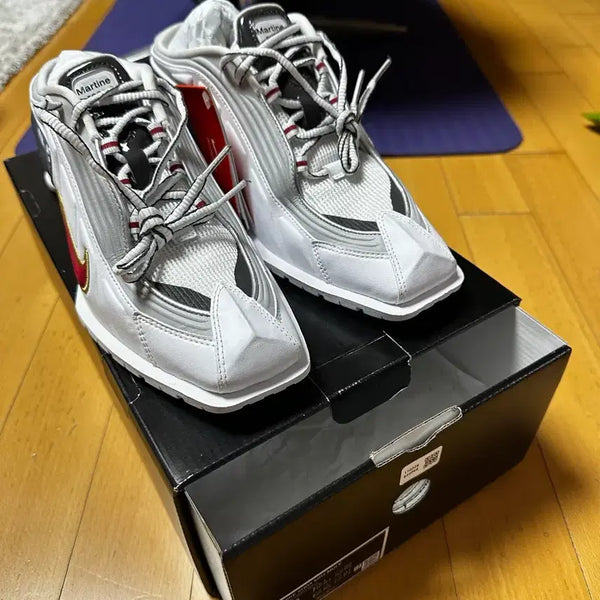 [BUNJANG] Nike x Martine Rose Shox MR4 Mule White / 나이키 x 마틴로즈 샥스 mr4 뮬 화이트