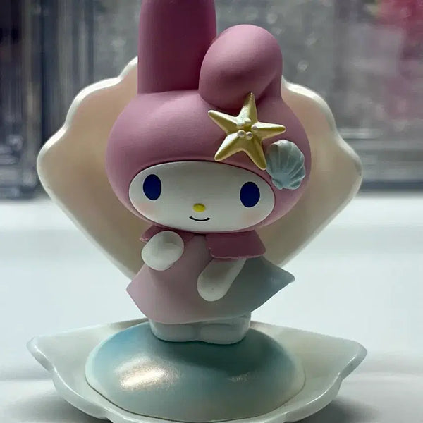 [BUNJANG] Minsso Sanrio My Melody Blue Holiday Pearl Figure / 미니소 산리오 푸른바다의휴일 진주 마이멜로디