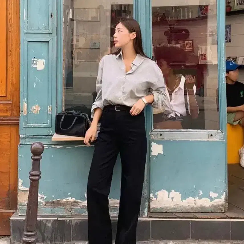 [BUNJANG] WOLOG Cotton Wide Fit Pants (Black/Short Length L) / 원로그 WONT 코튼 어글리 팬츠(블랙/숏기장 L) 판매합니다.