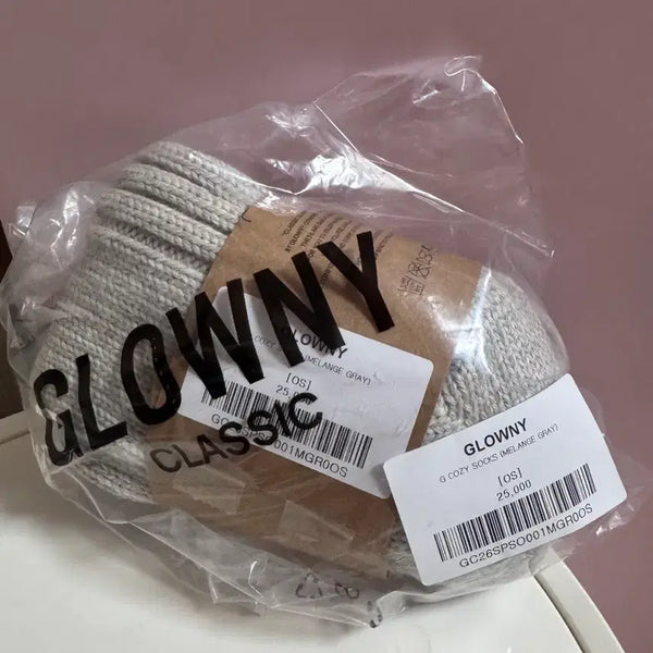 [BUNJANG] GLOWNY G COZY SOCKS (Melange Gray) / 미사용새제품) 글로니 G COZY SOCKS (MELANGE GRAY)