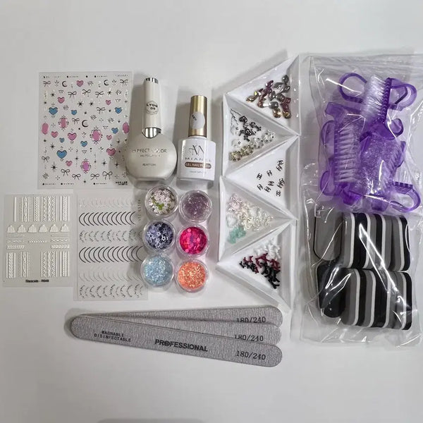 [BUNJANG] Nail Art Supplies Set / 젤네일 재료 세트