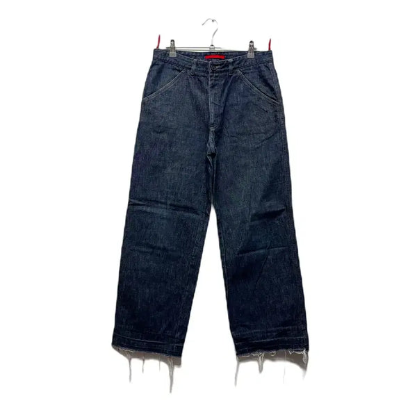 [BUNJANG] Prada 00s Cut-off Wide Leg Denim Pants / 00s 프라다 컷오프 와이드 데님 팬츠
