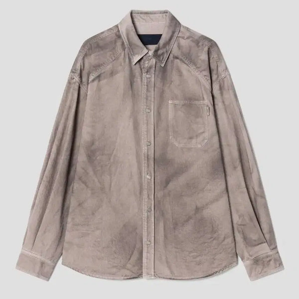 [BUNJANG] JUUN.J Painted Denim Shirt / [50] 준지 데님 페인티드 셔츠