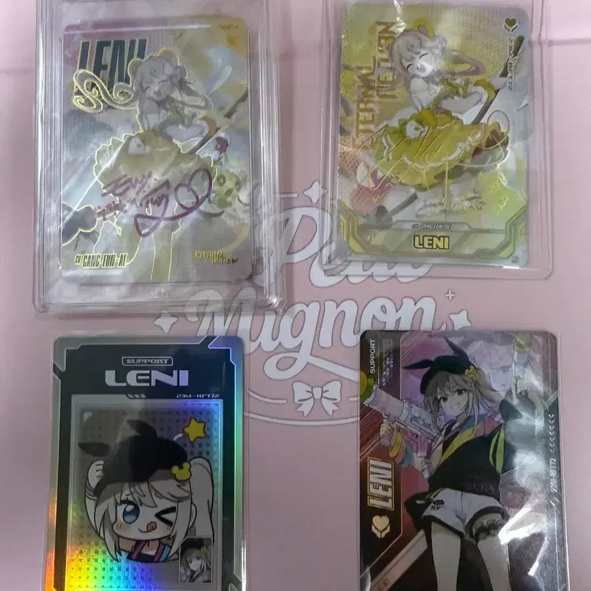 [BUNJANG] Eternal Return (ER) Lenny Autographed Signature Card Set / 이터널리턴 레니 친필사인, 시그니쳐사인 카드 셋트