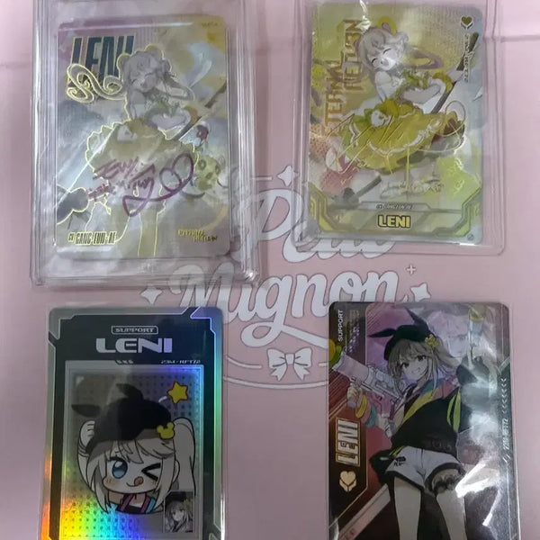 [BUNJANG] Eternal Return (ER) Lenny Autographed Signature Card Set / 이터널리턴 레니 친필사인, 시그니쳐사인 카드 셋트