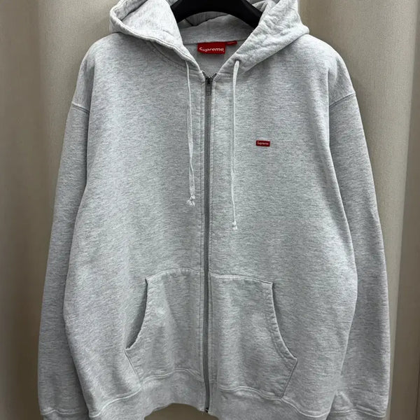 [BUNJANG] Supreme Box Logo Zip-Up Hoodie Melange Grey / 슈프림 박스 로고 집업 후디 메란지 그레이 판매 합니다.
