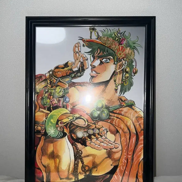 [BUNJANG] JoJo's Bizarre Adventure Joseph & Jonathan Original Art Poster Frame / 죠죠 죠셉,죠나단 원화 포스터 액자
