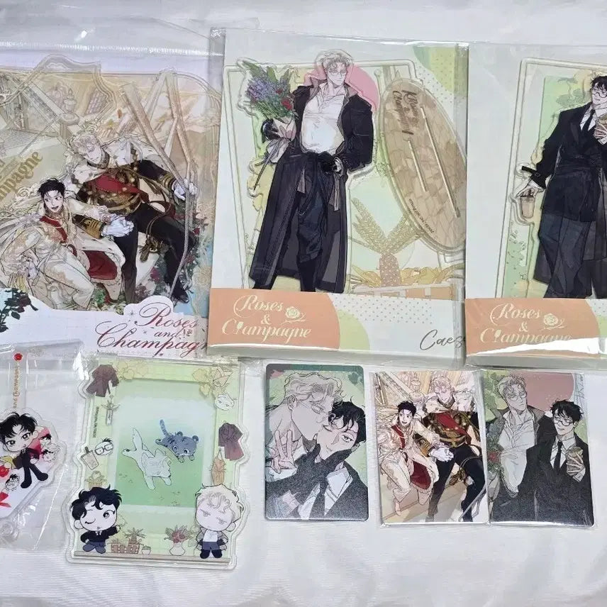 [BUNJANG] ROSE & CHAMPAGNE (Jangsham) China Goods Acrylic Stand Photocard Bundle Set / 장미와 샴페인 장샴 중국굿즈 아크릴스탠드 포토카드 일괄판매