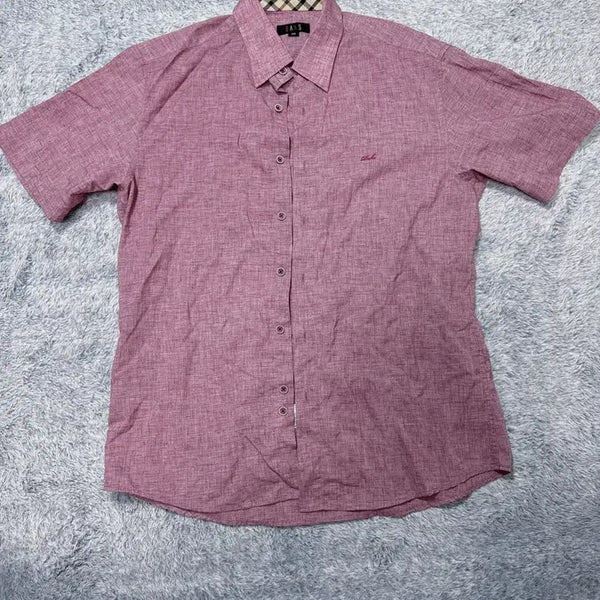 [BUNJANG] Daks Embroidered Logo Short Sleeve Shirt / 닥스 반팔 셔츠(100)