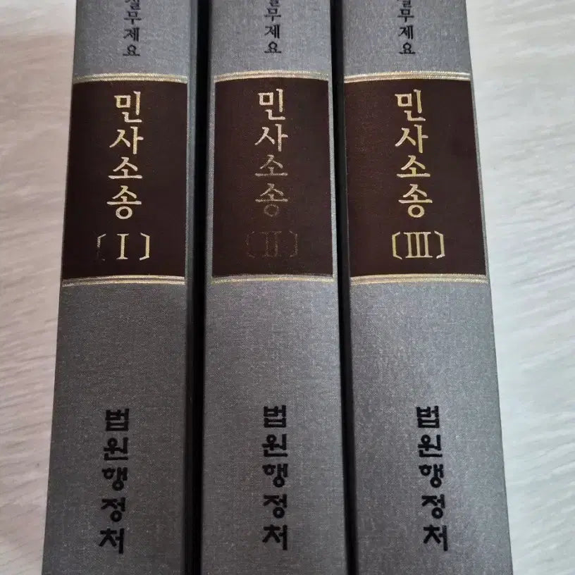 [BUNJANG] Court Practice Manual Civil Procedure Vol. 1-3 Set (2017) / 법원실무제요 민사소송 2017 3권 세트