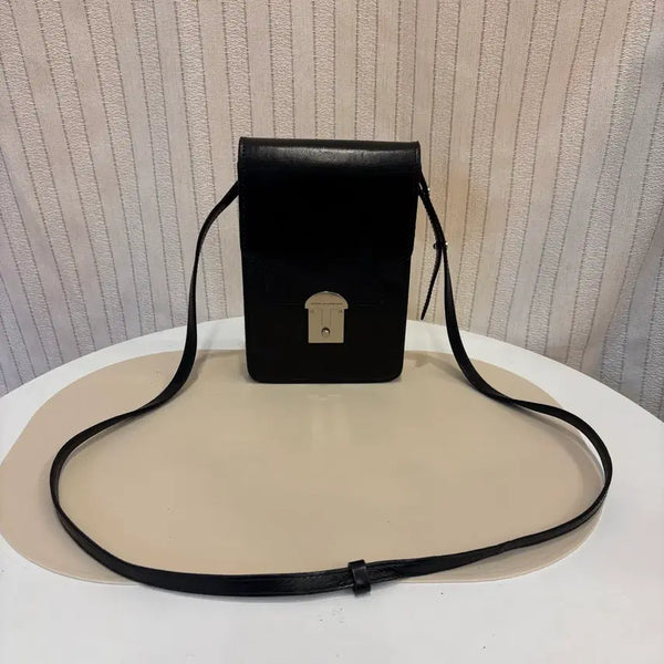 [BUNJANG] Magishwood Full Grain Leather Crossbody Bag / 마지셔우드 통가죽 크로스백