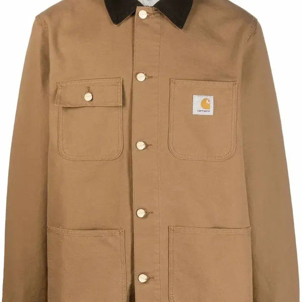 [BUNJANG] Carhartt WIP Dearborn Canvas (Unlined) Michigan Chore Coat - Hamilton Brown / M] 칼하트 WIP 디어본 캔버스 (언라인드) 미시건 초어 코트 브라운