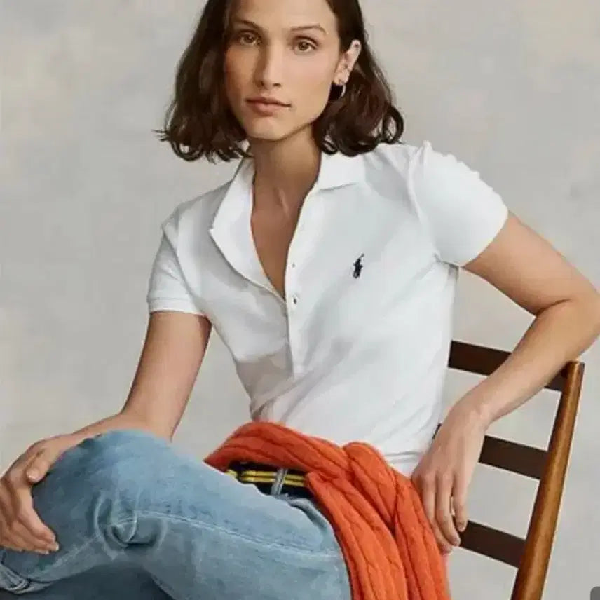 [BUNJANG] Polo Ralph Lauren Women's Slim Fit Stretch Polo Chino Pants S / (미개봉 새상품) 폴로 랄프로렌 여성 슬림핏 스트레치 폴로 치노 S