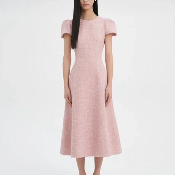 [BUNJANG] Flowoom Adeline Tweed Dress Pink S / 플로움 adeline tweed dress 핑크 S사이즈(거의새상품)