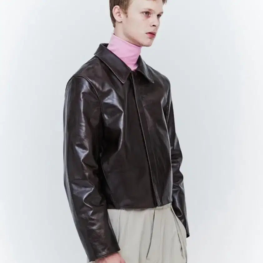 [BUNJANG] Nouvmaree Jace Leather Jacket (XL) / [XLsize] nouvmaree 누마레 제이스 레더자켓