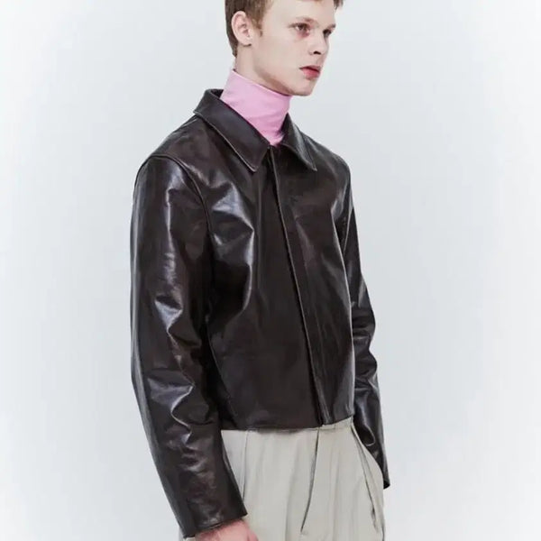 [BUNJANG] Nouvmaree Jace Leather Jacket (XL) / [XLsize] nouvmaree 누마레 제이스 레더자켓
