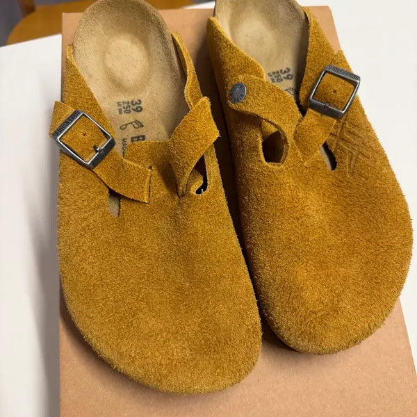 [BUNJANG] Birkenstock x Stussy Boston Clog Caramel Size 250/39 / 버켄스탁 x 스투시 보스턴 클로그 카라멜 250 39