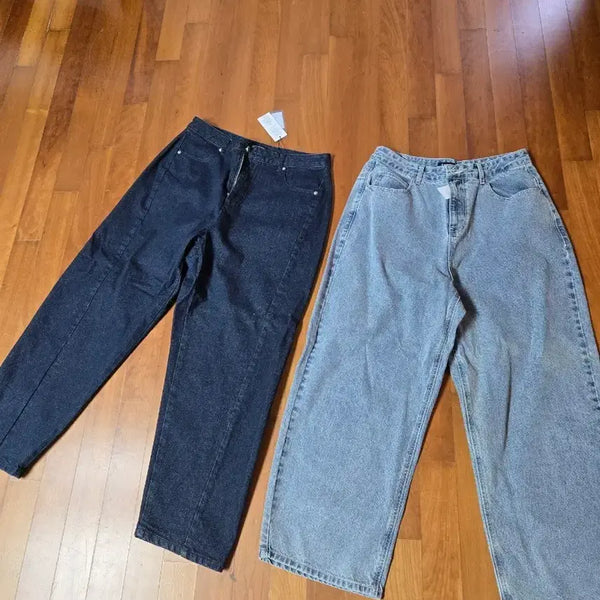 [BUNJANG] Topye Curved Wide Jeans Bundle Set (XL) / 토피  xl 새상품 일괄