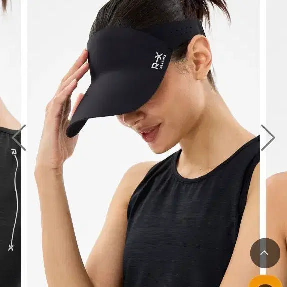 [BUNJANG] Xexymix Sun Visor Cap Black / 젝시믹스  썬바이저캡 블랙  FREE