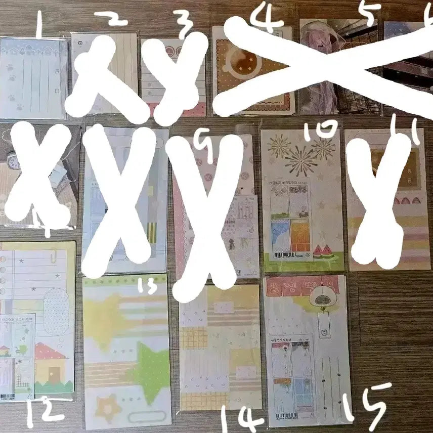 [BUNJANG] Frizzle Friends Memo Pad Bundle / [모조지 판매] 프리즐프렌즈, 프프