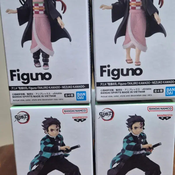 [BUNJANG] Aniplex Demon Slayer: Kimetsu no Yaiba Figuarts Mini Full Set - Tanjiro & Nezuko / 미개봉 풀셋))  귀멸의 칼날 피그노 셋트 탄지로 네즈코(a,b,c,d 풀셋)