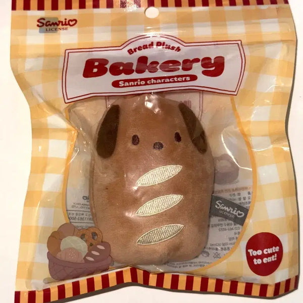 [BUNJANG] Sanrio Bakery Baguette Pochacco Plush Keychain / 산리오 베이커리 바게트 포차코 인형 키링 양도