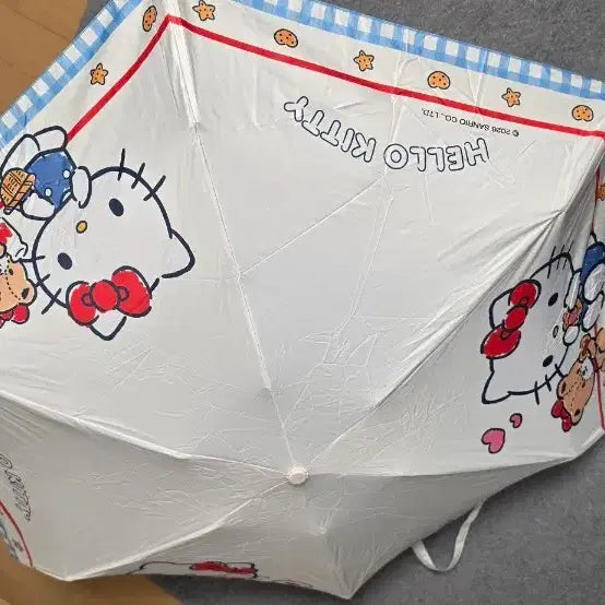 [BUNJANG] Hello Kitty Pink Heart Parasol & Umbrella / 헬로키티 캐릭터 양산겸우산 핑크 하트