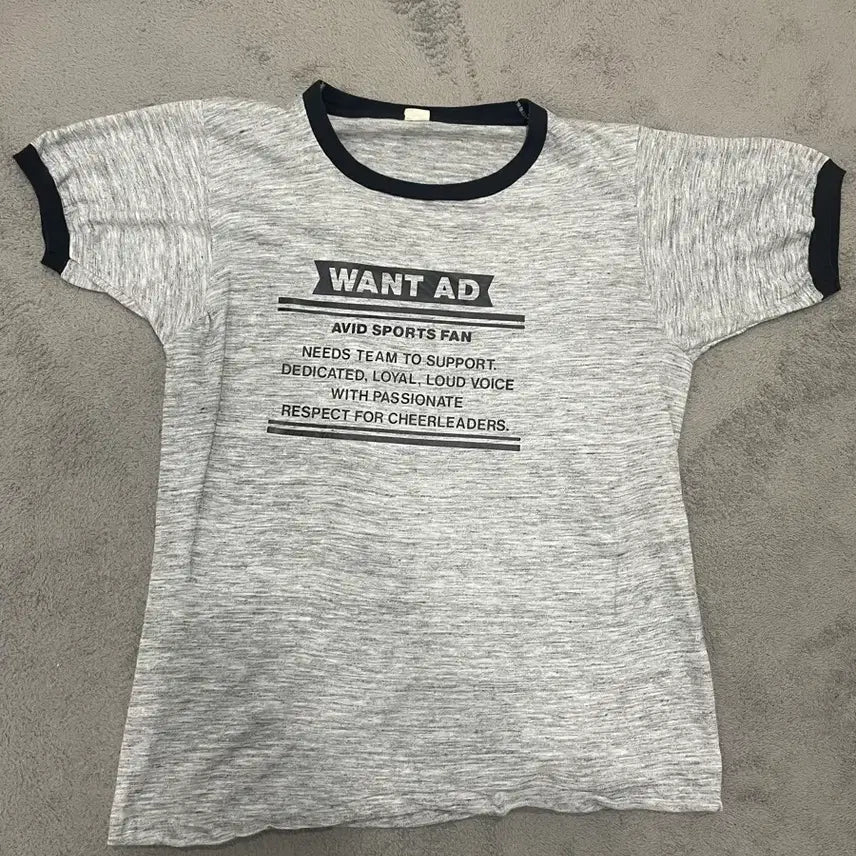 [BUNJANG] Vintage 70s-80s USA Made Ringer T-Shirt / 70s-80s 빈티지 메이드 인 USA 링거 반팔 티셔츠