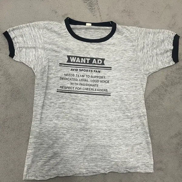 [BUNJANG] Vintage 70s-80s USA Made Ringer T-Shirt / 70s-80s 빈티지 메이드 인 USA 링거 반팔 티셔츠