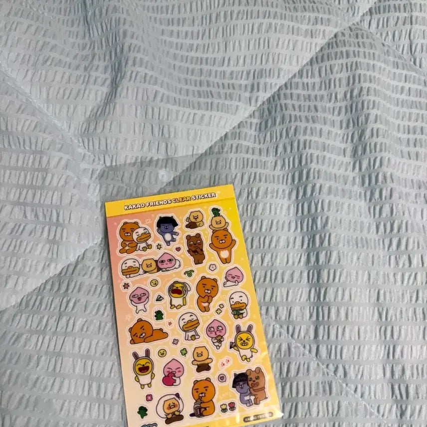 [BUNJANG] Kakao Friends Transparent Sticker Set / 카카오프렌즈 스티커 판매