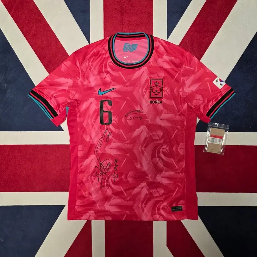 [BUNJANG] South Korea National Football Team 2024/26 Home Jersey - Hwang In-beom Signed / 24/26 대한민국 국대 홈 L - 황인범 친필싸인
