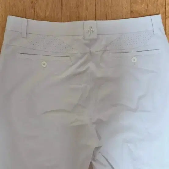 [BUNJANG] Castelbajac Golf White Cooling Spandex Pants / (매장판/새상품급) 까스텔바작 골프 얇은 냉감 기능성 화이트 스판 바지,