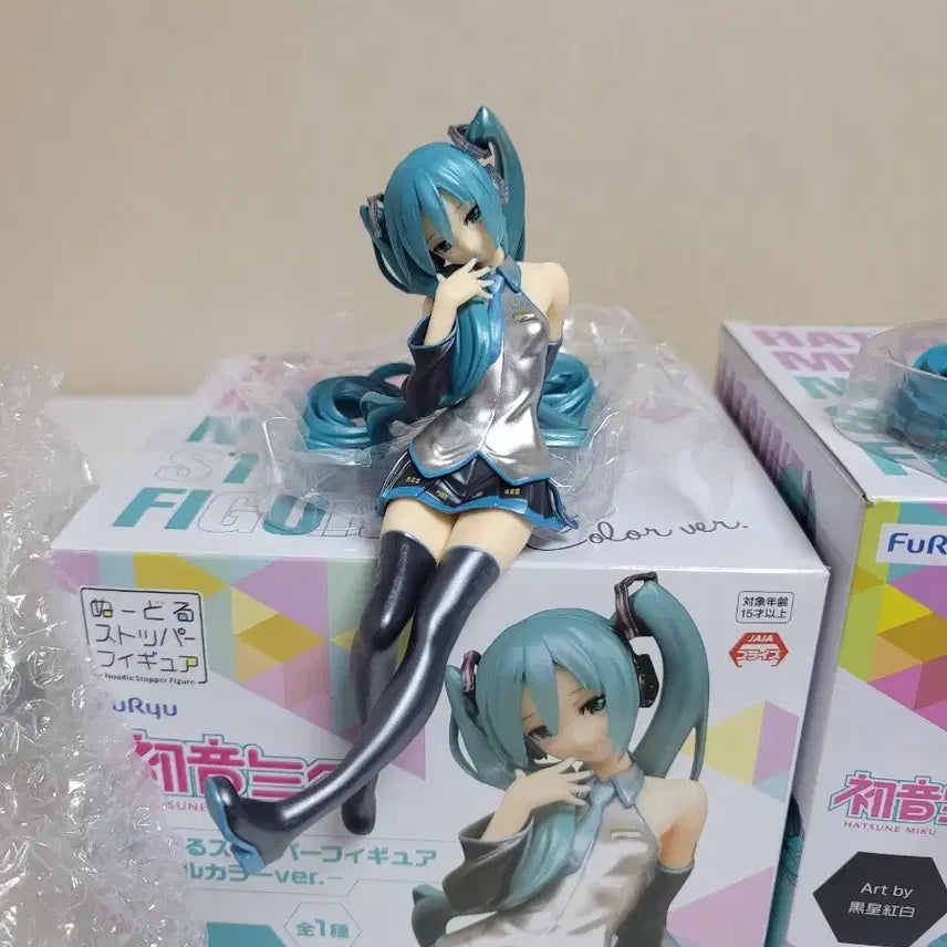 [BUNJANG] FURYU Hatsune Miku Original Noodle Stopper Pearl Color Ver. Figure / 후류 하츠네 미쿠 오리지널 누들 스토퍼 펄컬러ver