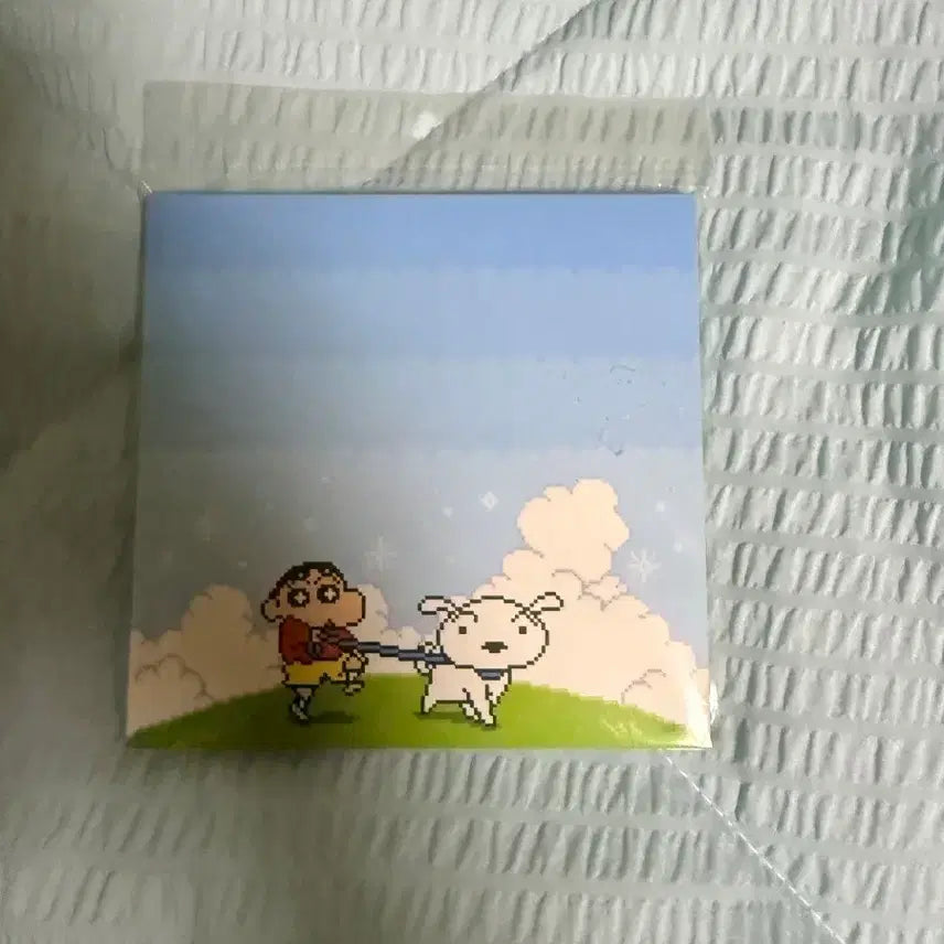 [BUNJANG] Crayon Shin-chan Shinnosuke & Shiro Pixel Art Memo Pad / 짱구는못말려 짱구와 흰둥이 픽셀아트 떡메모지