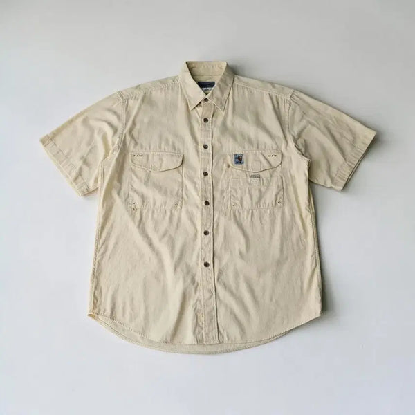 [BUNJANG] Carhartt Cotton Oversized Short-Sleeve Shirt L / FR칼하트 면 오버핏 반팔셔츠 L