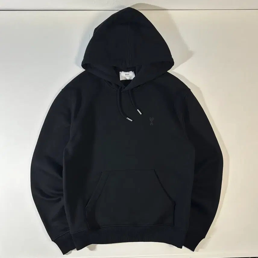 [BUNJANG] ARMY Heart Hoodie Black / 아미 하트 후드티 블랙