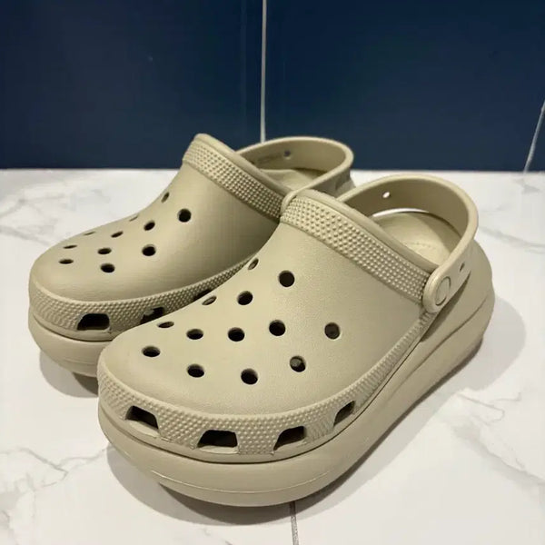 [BUNJANG] Crocs Beige Size 240 / 크록스 베이지 240