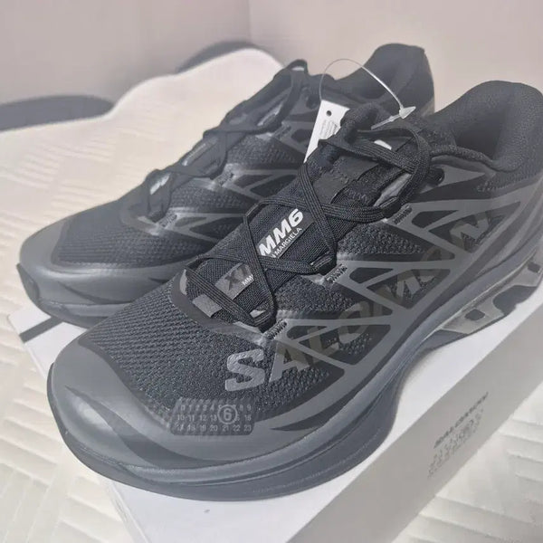 [BUNJANG] MM6 Maison Margiela x Salomon XT-6 Black Sneakers / MM6 메종 마르지엘라 X 살로몬 XT-6 블랙 스니커즈