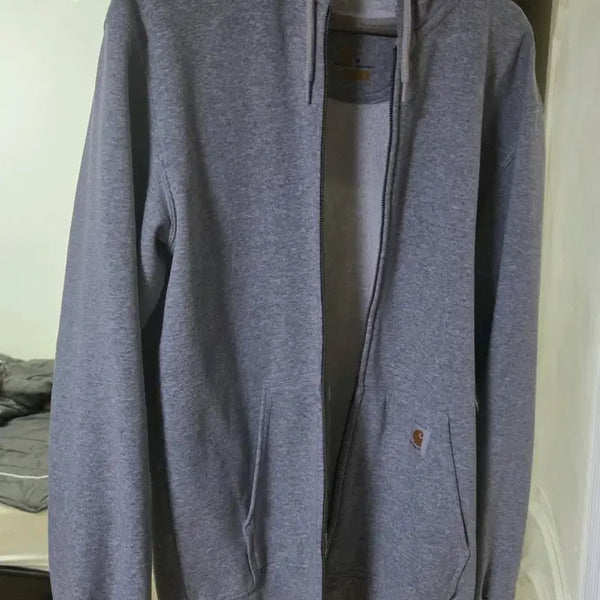 [BUNJANG] Carhartt Grey Hoodie Zip-Up / 칼하트 후드 집업 그레이