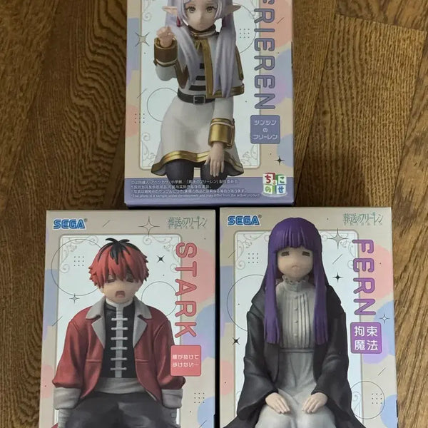 [BUNJANG] Sega Frieren: Beyond Journey's End Chokonose Figure 3-Set (Fern, Frieren, Stark) / 세가 장송의 프리렌 쵸코노세 피규어 3종세트(페른, 프리렌, 슈타르크)