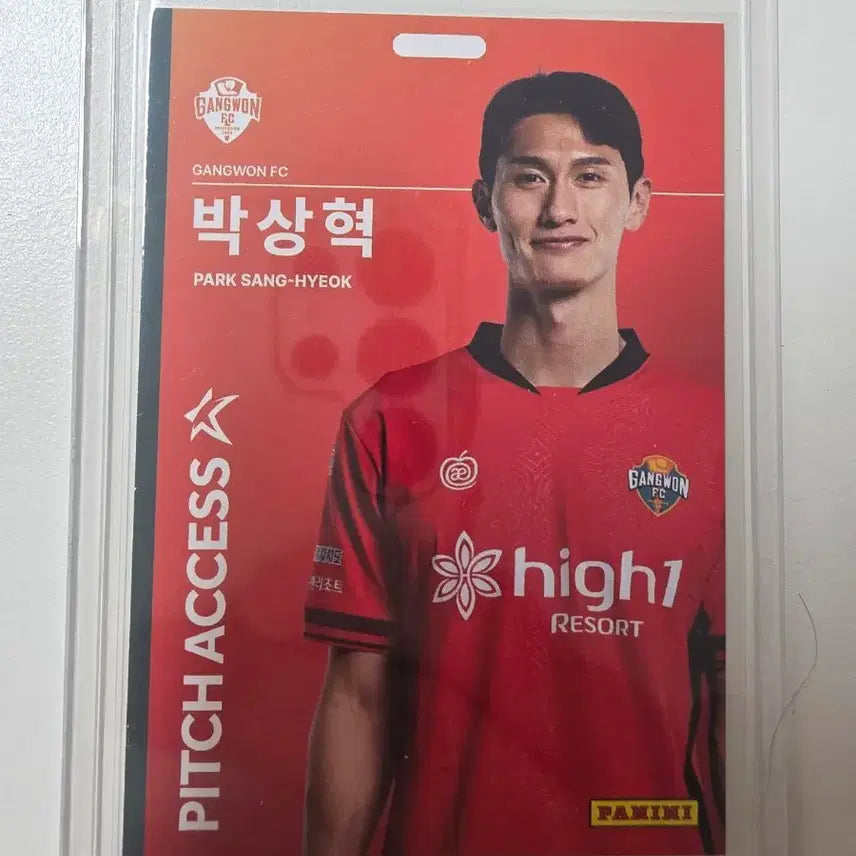 [BUNJANG] 2026 K League Park Sang-hyeok Pitch Access Base Card / 2026 k리그 파니니 박상혁 Pitch Access 베이스 강원fc
