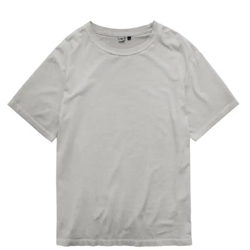 [BUNJANG] Polilu Fog Tee Hard Washed Light Grey Size 2 / [2] 폴리테루 포그티 하드 워시드 라이트그레이