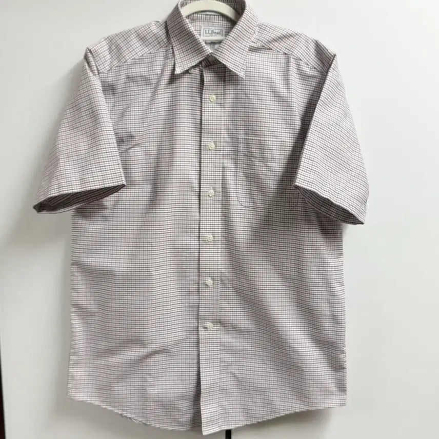 [BUNJANG] LLBean Gingham Check Short Sleeve Shirt XL / LLBean 엘엘빈 깅엄 체크 반팔 셔츠 XL