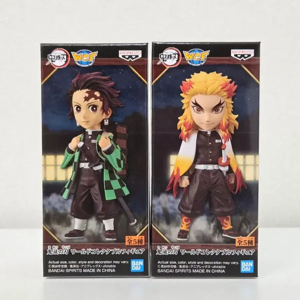 [BUNJANG] Demon Slayer Tanjiro & Rengoku World Collectable Figure Bundle Set (Sealed) / (미개봉일괄) 귀멸의칼날 탄지로 & 렌고쿠 월콜