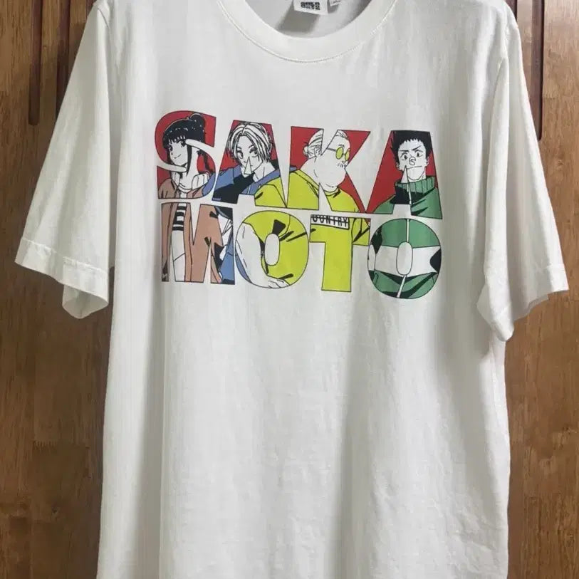 [BUNJANG] GU Sakamoto Days Graphic T-Shirt L / GU 사카모토 데이즈 반팔티 L