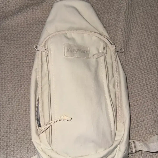 [BUNJANG] JanSport Sling Bag Beige / 잔스포츠 크로스백 슬링백 베이지