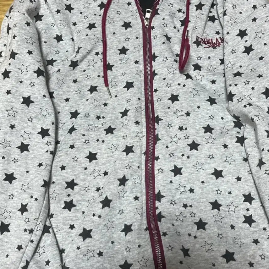 [BUNJANG] Star Hoodie Zip-Up (Free Size) / 별 후드집업