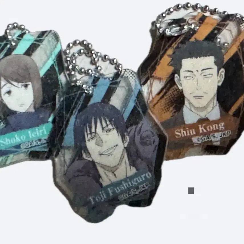 [BUNJANG] Jujutsu Kaisen Acrylic Keychain Set (3 Types) / 주술회전 아크릴 키링 3종