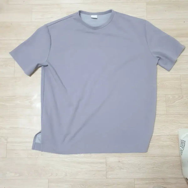 [BUNJANG] Jipsynet Pastel Purple Short-Sleeve T-Shirt (Up to Size 105) / JIPSYNET 파스텔보라 반팔티 ~105사이즈61.68