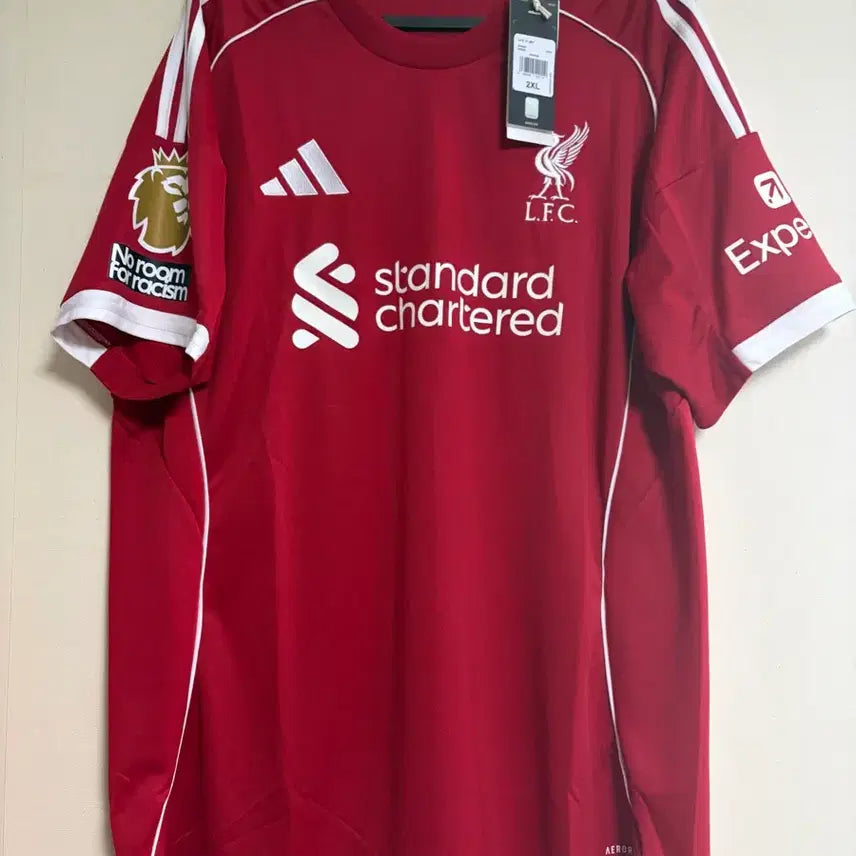 [BUNJANG] Liverpool 2025/26 Home Salah Short Sleeve Jersey 2XL / 25/26 리버풀 홈 살라 반팔 유니폼